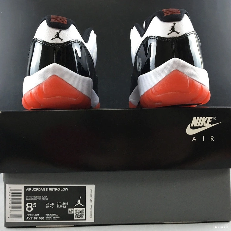 Bred AV2187-160 Retro 11 Concord  Low Jordan 1226